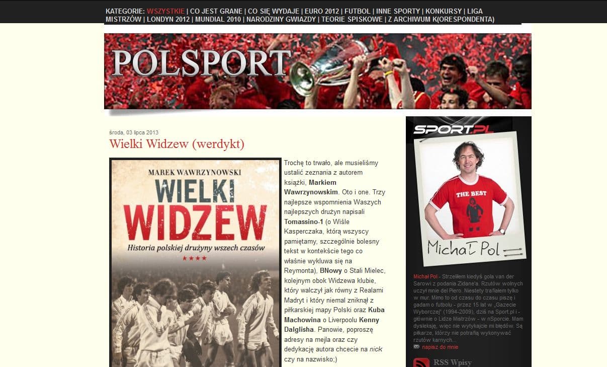 Michał Pol odchodzi ze Sport.pl