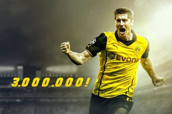 Robert Lewandowski ma ponad 3 miliony fanów